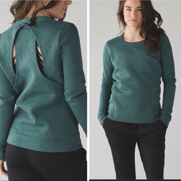 lululemon athletica Sweaters - Lululemon Endeavor Long Sleeve Fleece Sweater, in Excellent Pre Loved Condition